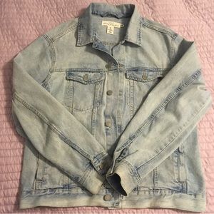 H&M L.O.G.G. Light Wash Denim Jacket L